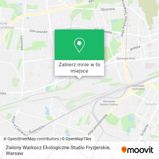 Mapa Zielony Warkocz Ekologiczne Studio Fryzjerskie