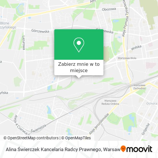 Mapa Alina Świerczek Kancelaria Radcy Prawnego