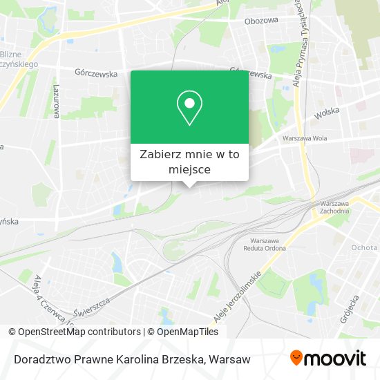 Mapa Doradztwo Prawne Karolina Brzeska