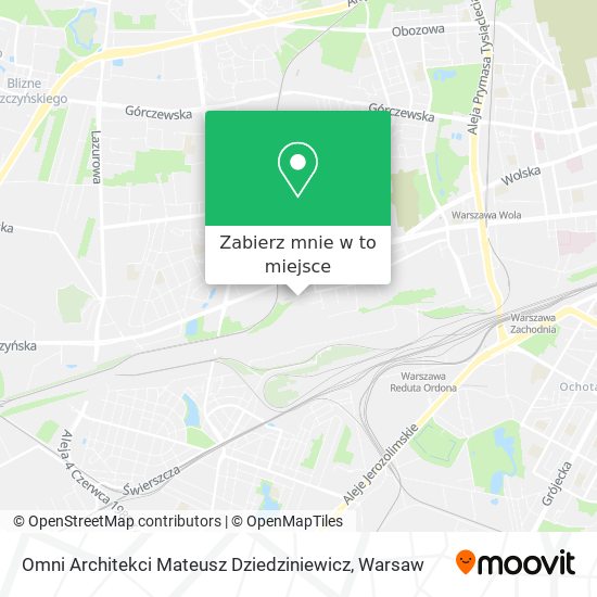 Mapa Omni Architekci Mateusz Dziedziniewicz