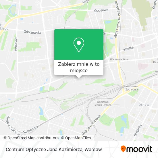 Mapa Centrum Optyczne Jana Kazimierza