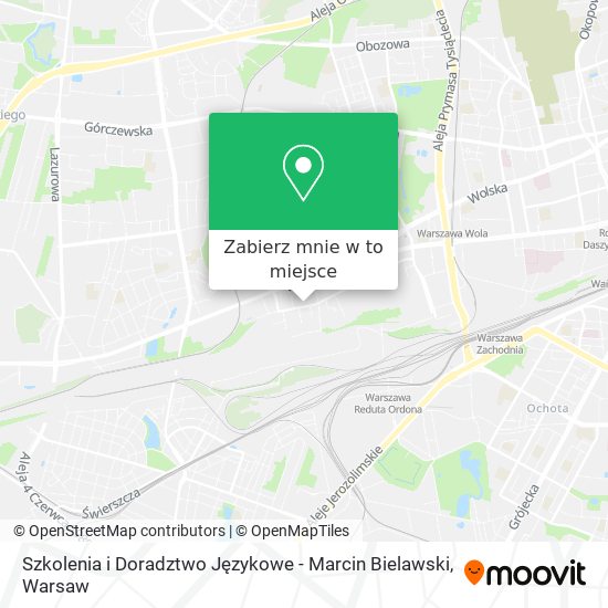 Mapa Szkolenia i Doradztwo Językowe - Marcin Bielawski