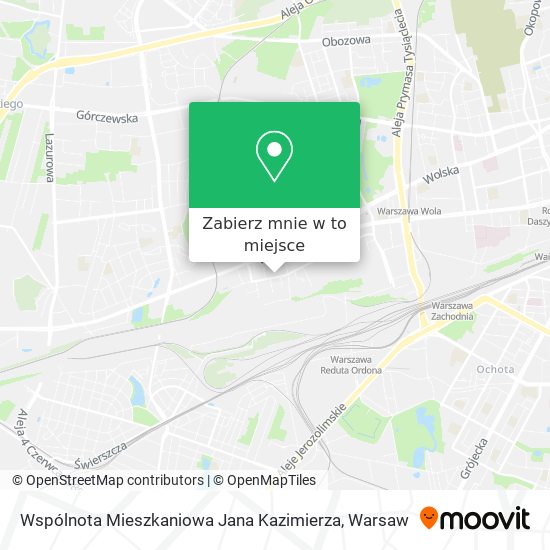 Mapa Wspólnota Mieszkaniowa Jana Kazimierza