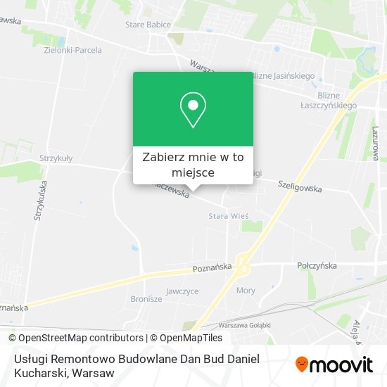 Mapa Usługi Remontowo Budowlane Dan Bud Daniel Kucharski