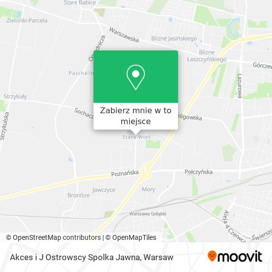 Mapa Akces i J Ostrowscy Spolka Jawna