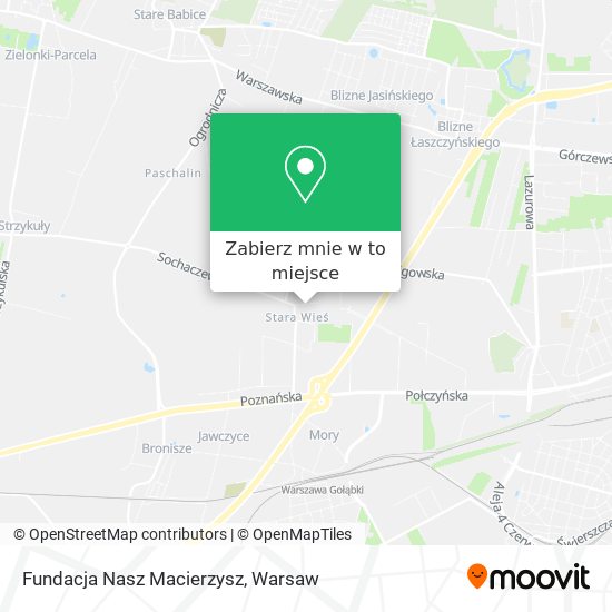 Mapa Fundacja Nasz Macierzysz