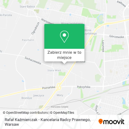 Mapa Rafał Kaźmierczak - Kancelaria Radcy Prawnego