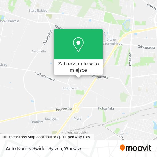 Mapa Auto Komis Świder Sylwia