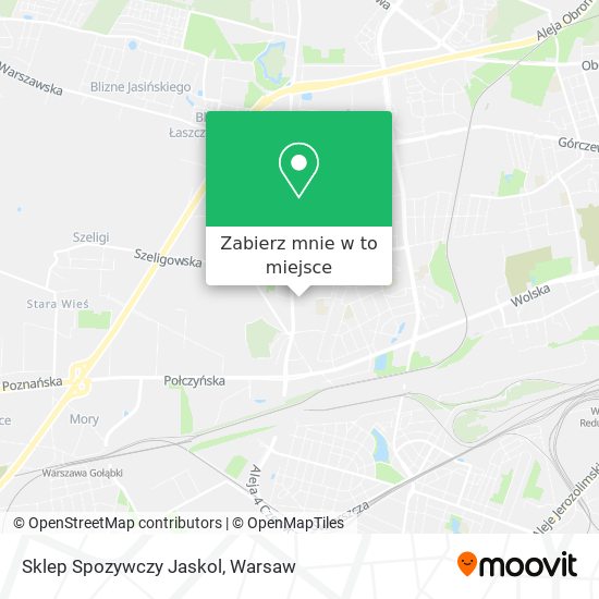 Mapa Sklep Spozywczy Jaskol