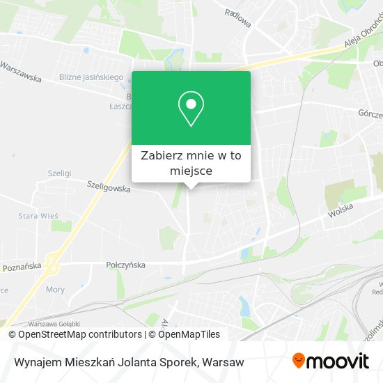 Mapa Wynajem Mieszkań Jolanta Sporek