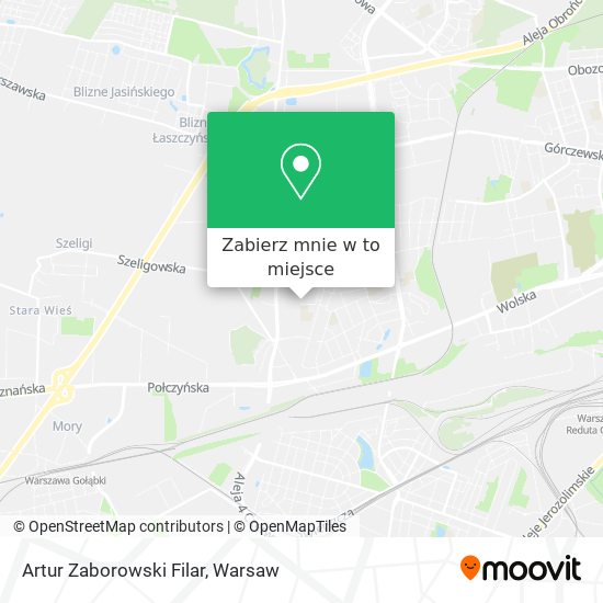 Mapa Artur Zaborowski Filar