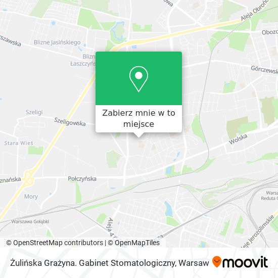 Mapa Żulińska Grażyna. Gabinet Stomatologiczny