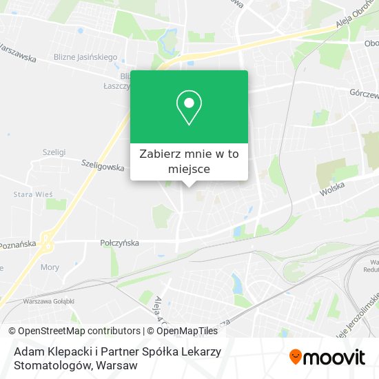 Mapa Adam Klepacki i Partner Spółka Lekarzy Stomatologów