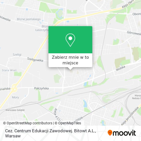 Mapa Cez. Centrum Edukacji Zawodowej. Bitowt A.L.