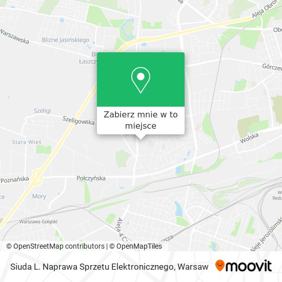 Mapa Siuda L. Naprawa Sprzetu Elektronicznego