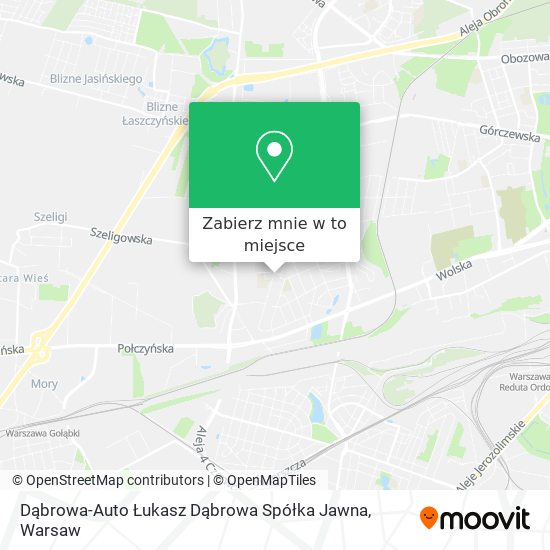 Mapa Dąbrowa-Auto Łukasz Dąbrowa Spółka Jawna