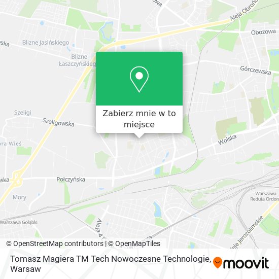 Mapa Tomasz Magiera TM Tech Nowoczesne Technologie