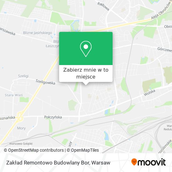 Mapa Zakład Remontowo Budowlany Bor