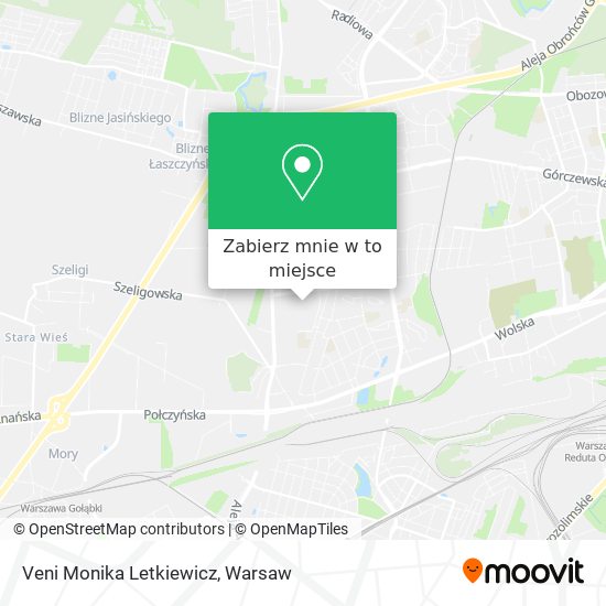 Mapa Veni Monika Letkiewicz