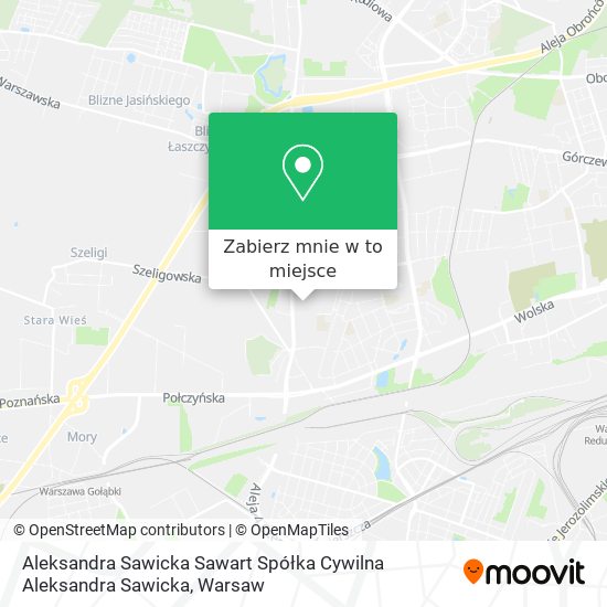 Mapa Aleksandra Sawicka Sawart Spółka Cywilna Aleksandra Sawicka