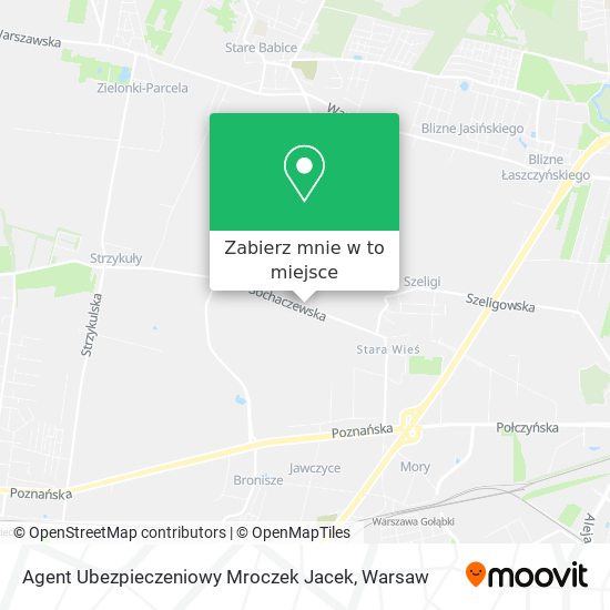 Mapa Agent Ubezpieczeniowy Mroczek Jacek