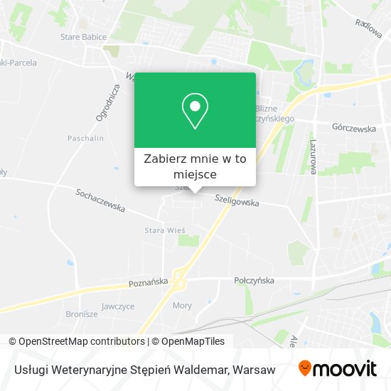 Mapa Usługi Weterynaryjne Stępień Waldemar