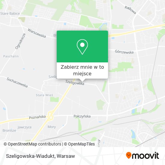 Mapa Szeligowska-Wiadukt