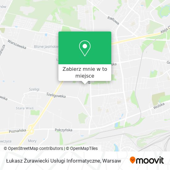 Mapa Łukasz Żurawiecki Usługi Informatyczne