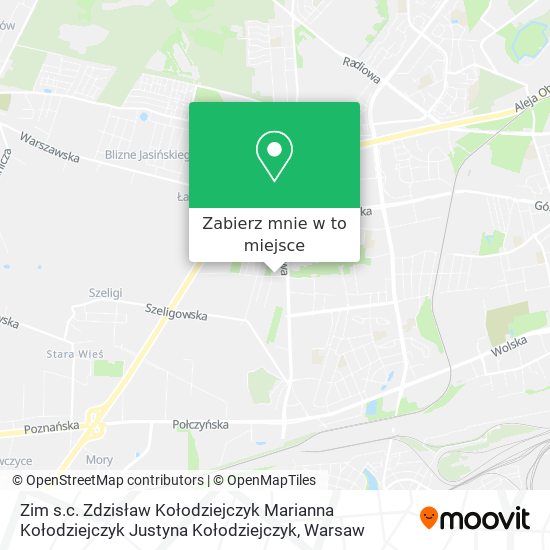 Mapa Zim s.c. Zdzisław Kołodziejczyk Marianna Kołodziejczyk Justyna Kołodziejczyk