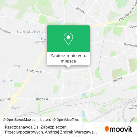 Mapa Rzeczoznawca Ds. Zabezpieczeń Przeciwpożarowych. Andrzej Żmirek Warszawa