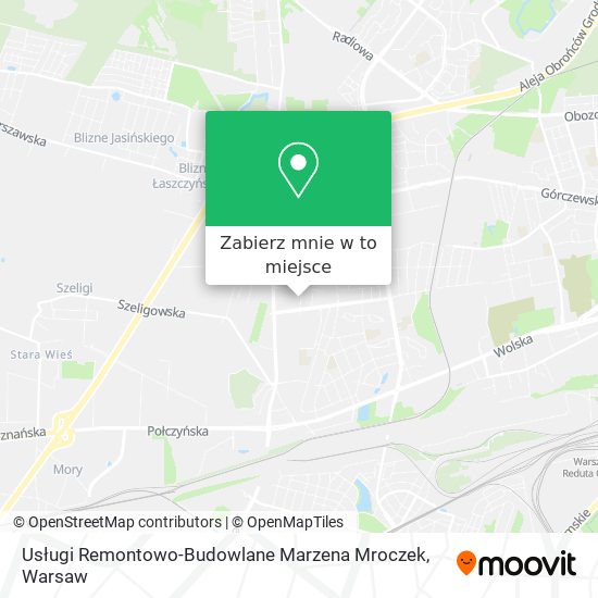 Mapa Usługi Remontowo-Budowlane Marzena Mroczek