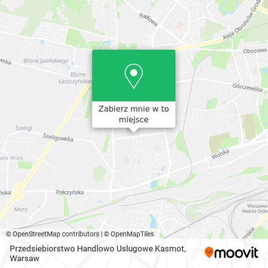 Mapa Przedsiebiorstwo Handlowo Uslugowe Kasmot