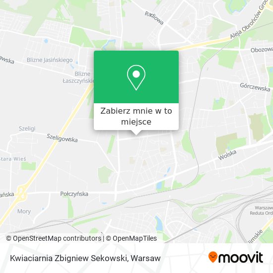 Mapa Kwiaciarnia Zbigniew Sekowski