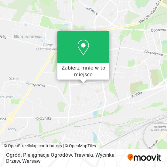 Mapa Ogród. Pielęgnacja Ogrodów, Trawniki, Wycinka Drzew