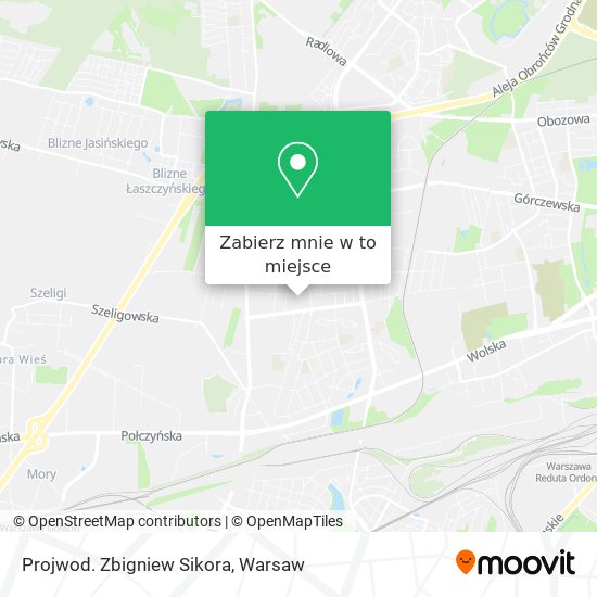 Mapa Projwod. Zbigniew Sikora