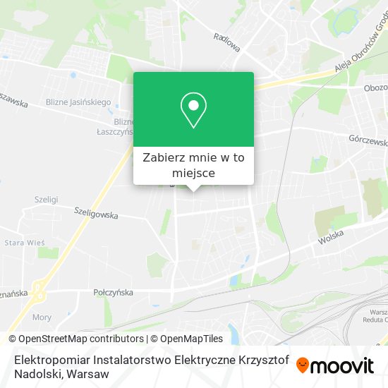 Mapa Elektropomiar Instalatorstwo Elektryczne Krzysztof Nadolski