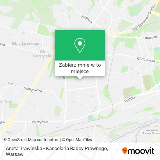 Mapa Aneta Trawińska - Kancelaria Radcy Prawnego