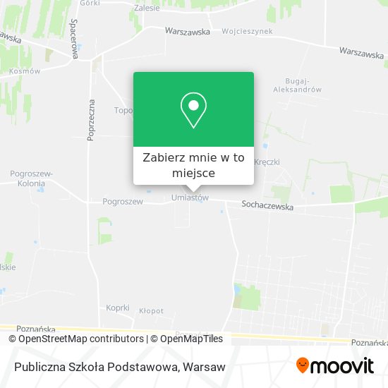 Mapa Publiczna Szkoła Podstawowa