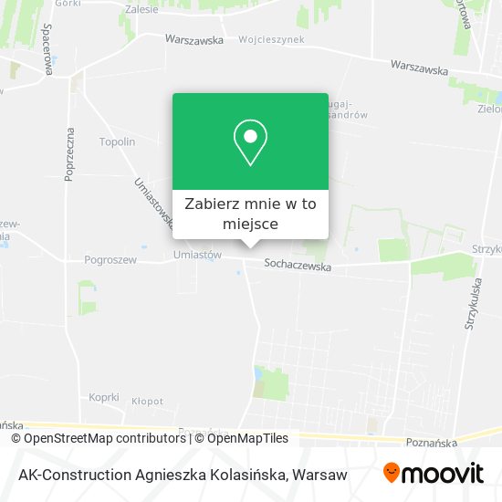 Mapa AK-Construction Agnieszka Kolasińska