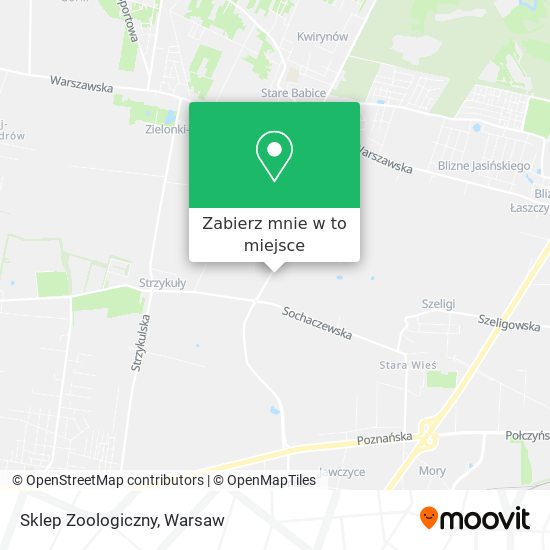 Mapa Sklep Zoologiczny