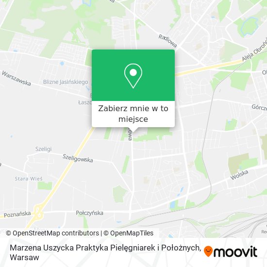 Mapa Marzena Uszycka Praktyka Pielęgniarek i Położnych