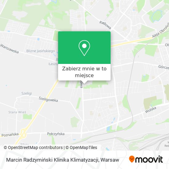 Mapa Marcin Radzymiński Klinika Klimatyzacji