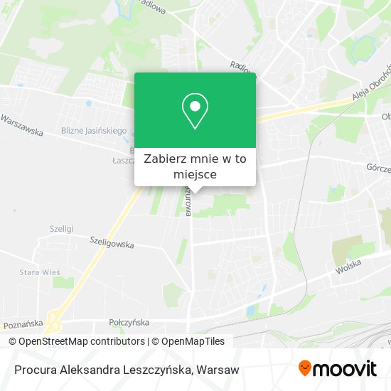 Mapa Procura Aleksandra Leszczyńska