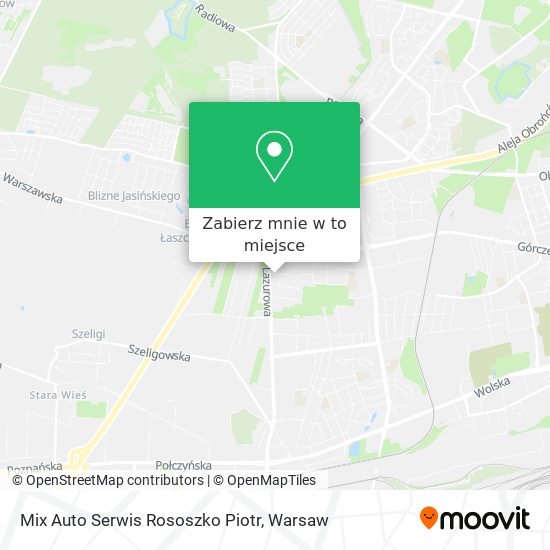 Mapa Mix Auto Serwis Rososzko Piotr