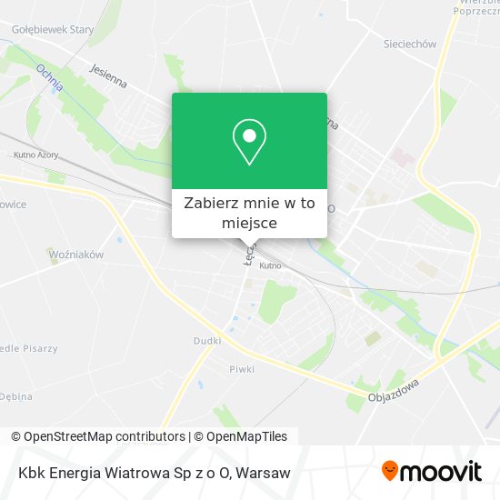 Mapa Kbk Energia Wiatrowa Sp z o O