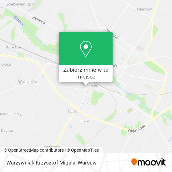 Mapa Warzywniak Krzysztof Migala