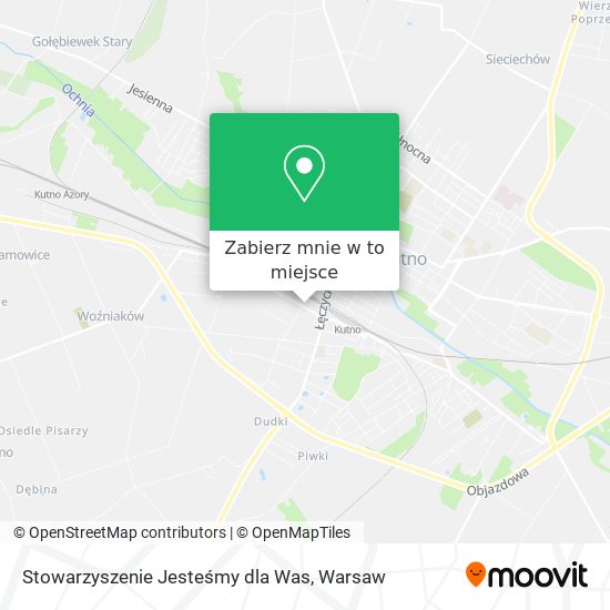 Mapa Stowarzyszenie Jesteśmy dla Was