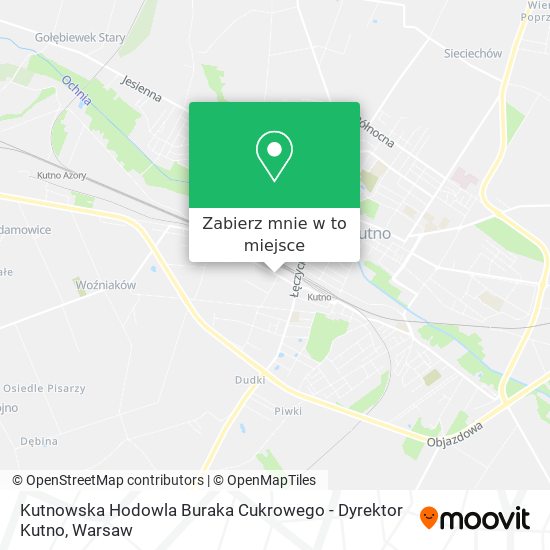 Mapa Kutnowska Hodowla Buraka Cukrowego - Dyrektor Kutno