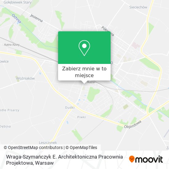 Mapa Wraga-Szymańczyk E. Architektoniczna Pracownia Projektowa