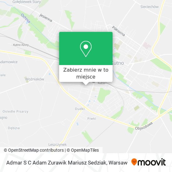 Mapa Admar S C Adam Zurawik Mariusz Sedziak